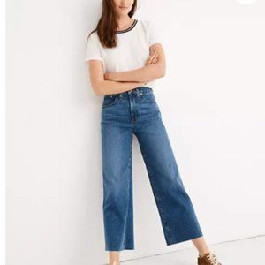 Petite Slim Wide-Leg Jeans in Crownridge Wash
